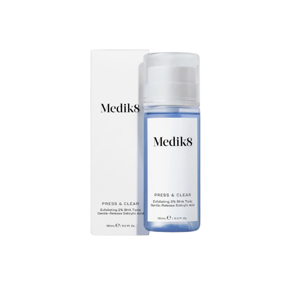 Medik8 Press & Clear Tónico Exfoliante 2% BHA 150 ml