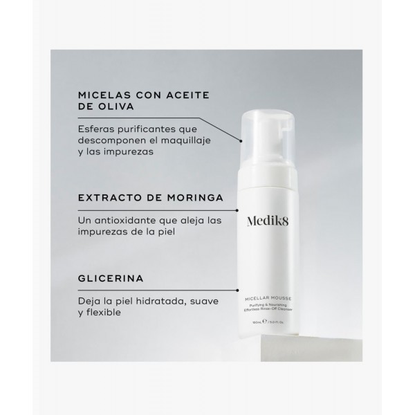 Medik8 Micelar Mousse Limpiador 150 ml