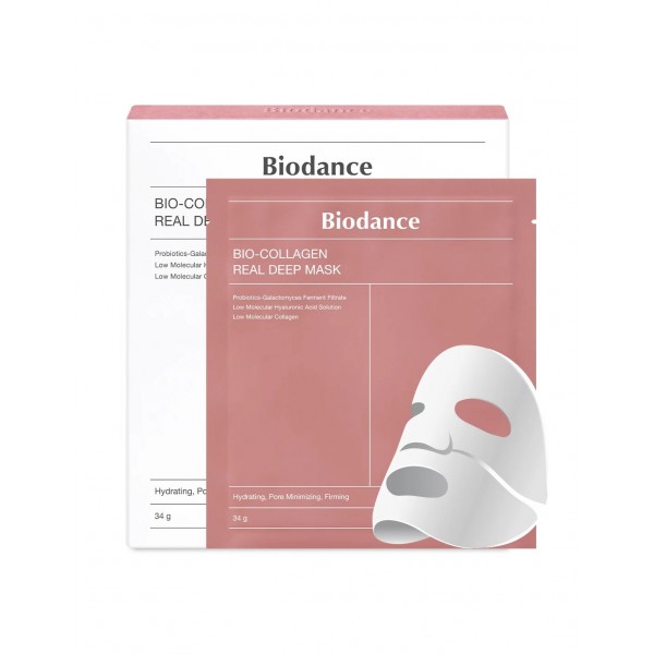 BIODANCE Bio Collagen Real Deep Mask - 4 mascarillas faciales