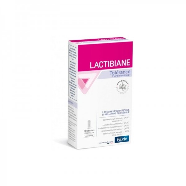 LACTIBIANE TOLERANCE PILEJE 30 CAPSULAS